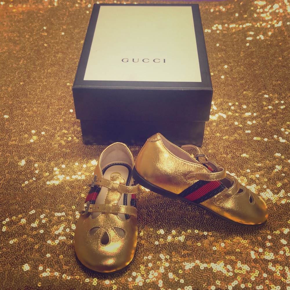 Gucci Ballerina Flats Baby Girls